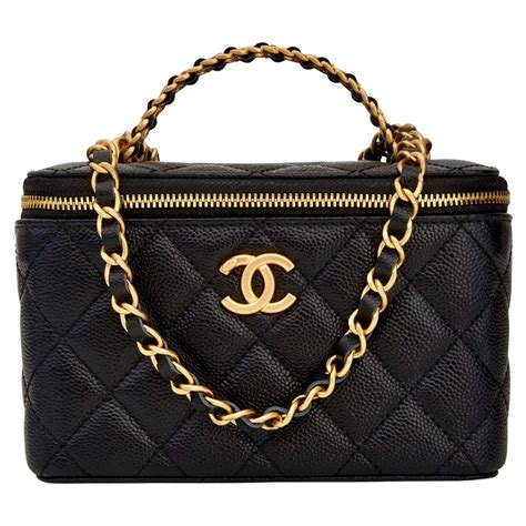 black chanel bag|chanel black bag price.